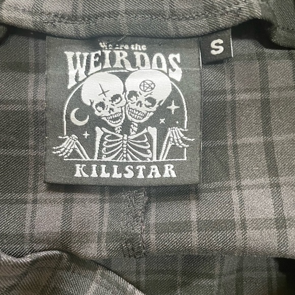 Killstar Adele Tartan Mini Skirt Size Small - Picture 5 of 6